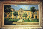 Museo de Historia de Madrid, "Fachada del Hospicio", lienzo realizado alrededor de 1900 por Jos Franco y Cordero