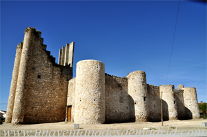 Torrejn de Velasco, Castillo de Puonrostro: lateral Norte y Torre del Homenaje
