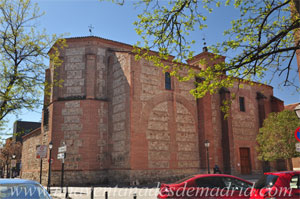 Alcorcn, bside y lado del Evangelio del templo