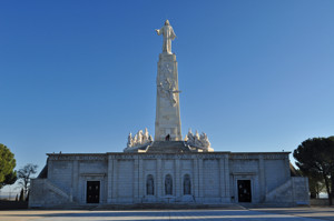 Cerro de los �ngeles, en Getafe, Monumento al Sagrado Coraz�n de Jes�s