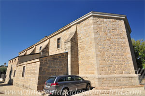 Colmenar del Arroyo, Lado de la Epstola y bside de la iglesia