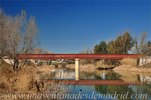 Fuentiduea de Tajo, Vista del puente desde la orilla