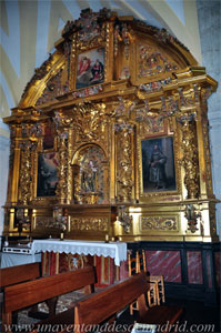 Iglesia Parroquial de San Vicente Mrtir, Retablo de la Virgen del Rosario