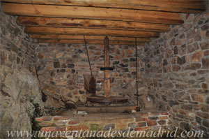 Puebla de la Sierra, Planta inferior del molino donde se encuentra el rodezno