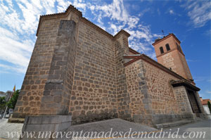 Quijorna, Ábside y lateral de la Epístola de la iglesia Quijorna, Ábside y lateral de la Epístola de la iglesia