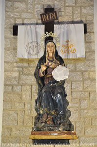 Somosierra, Imagen de Nuestra Señora de la Soledad en el interior de la Ermita de igual nombre