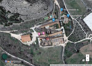 Valdaracete, Caserío Casa de Fuensaúco, captura de Google Maps
