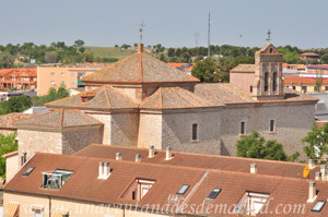 Villarejo de Salvans, foto, desde el Castillo, del Convento de Nuestra Seora de La Victoria de Lepanto