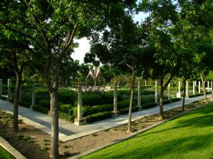Jardn de las Tres Culturas, Jardn Cristiano
