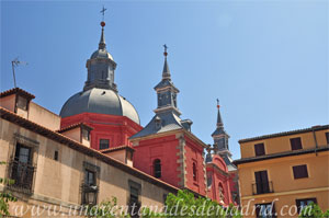 Madrid, Carlos II, Cpula y remate de las torres de la Iglesia de Santiago el Mayor