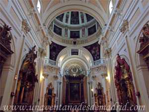 Madrid, Carlos II, Interior de la Iglesia del Sacramento