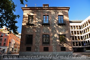 Madrid, Felipe II, Fachada Este de la Casa de las Siete Chimeneas