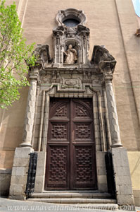 Madrid, Felipe III, Antigua portada principal de la desaparecida Iglesia de San Luis