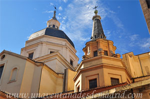 Madrid, Felipe IV, Cpulas del Crucero (al fondo) y de la Capilla del Buen Consejo (en primer plano) de la Colegiata de San Isidro