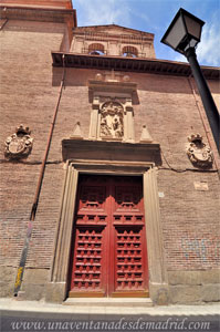 Madrid, Felipe IV, Portada de la Iglesia del Convento de las Benedictinas de San Plcido