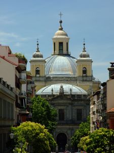 Madrid, Baslica de San Francisco el Grande, foto realizada desde lo alto de la Calle Carrera de San Francisco