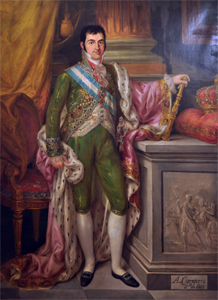 Madrid, Retrato de Fernando VII, de Antonio Carnicero (1808). Museo de Historia de Madrid