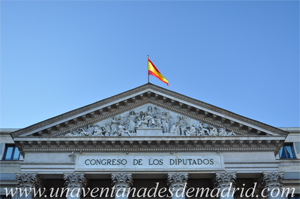 Madrid, Congreso de los Diputados, frontn