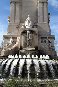 Monumento a Miguel de Cervantes. Cara posterior
