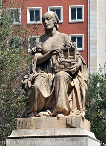 Monumento a Miguel de Cervantes. Dulcinea del Toboso