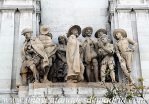 Monumento a Miguel de Cervantes. Rinconete y Cortadillo