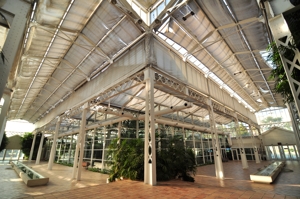 Invernadero de Arganzuela, Pasillos de distribucin interior