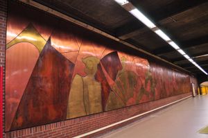 Metro Desconocido, Mural taurino