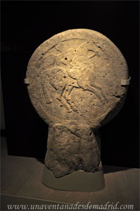 Museo Arqueolgico Nacional, Estela con guerrero celtibrica de la Edad del Hierro