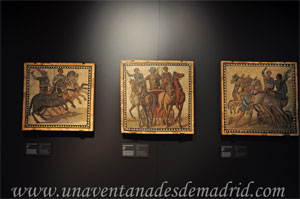 Museo Arqueolgico Nacional, Mosaicos que muestra al auriga victorioso