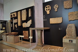Museo Arqueolgico Nacional, Muestra de restos visigodos hallados en diferentes yacimientos arqueolgicos