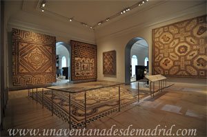 Museo Arqueolgico Nacional, Sala 22: decoracin de las villas romanas