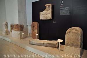 Museo Arqueolgico Nacional, Sarcfagos, aras y estelas