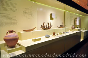 Museo Arqueolgico Nacional, Vitrina dedicada al Nilo y sus recursos