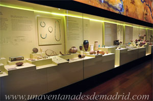 Museo Arqueológico Nacional, Vitrinas expositoras de la vida diaria y las manufacturas de Egipto y Nubia