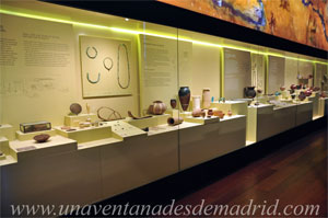 Museo Arqueolgico Nacional, Vitrinas expositoras de la vida diaria y las manufacturas de Egipto y Nubia