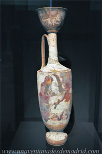 Museo Arqueolgico Nacional, Lcito blanco, de 420-400 a. C.