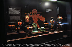 Museo Arqueolgico Nacional, Vitrina de "Plemos, la guerra"