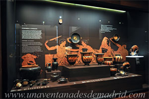 Museo Arqueolgico Nacional, Vitrina de "Symposion, el banquete"