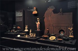 Museo Arqueológico Nacional, Vitrina de "Thálamos, el hogar"