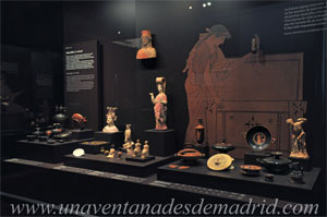 Museo Arqueolgico Nacional, Vitrina de "Thlamos, el hogar"