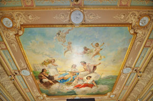 Museo Lázaro Galdiano, Techo del Gabinete de Familia Museo Lázaro Galdiano, Techo del Gabinete de Familia