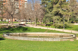 Parque de Berln, fuente ovalada