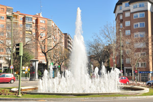 Parque de Berln, Fuente de la Virgen Guadalupana