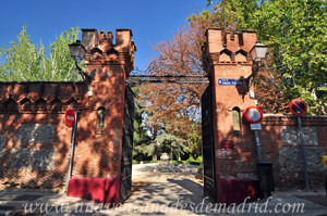 Quinta de la Fuente del Berro, Entrada principal