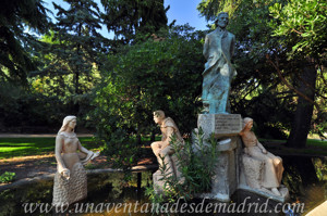 Quinta de la Fuente del Berro, Monumento a Gustavo Adolfo Bcquer