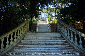 Quinta de la Fuente del Berro, Jardines y Fachada Norte del Palacete