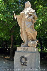 Retiro, Estatua de Alfonso I el Batallador