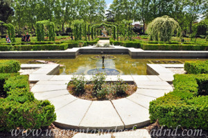 Jardines de la Rosaleda en El Retiro, Estanque Central