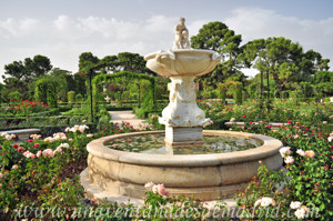 Jardines de la Rosaleda en El Retiro, Fuente del Faunito o del Fauno