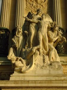 Monumento a Alfonso XII en El Retiro, Grupo escultrico La Libertad